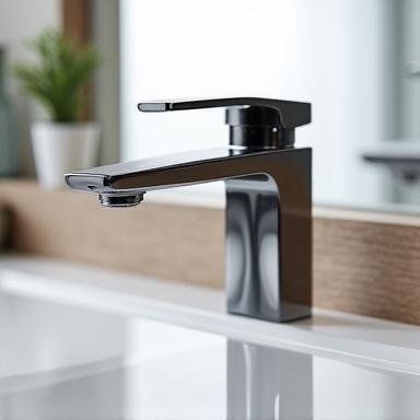 Elegant, modern tapware that is certified for water efficiency.